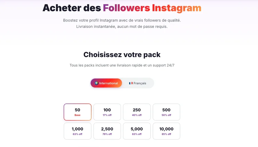 Buy Instagram followers cheap - Followers Lab packages 2026